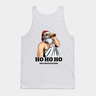 Funny Santa Beer Tank Top